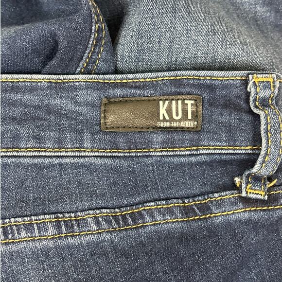 KUT Women’s 6L Elizabeth Fab Ab Straight High Waist Blue Dark Wash Denim Jeans - Picture 5 of 7